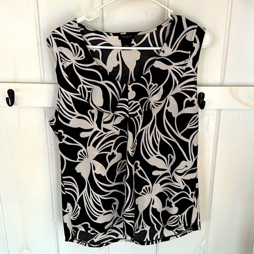 Ann Taylor Factory sleeveless blouse